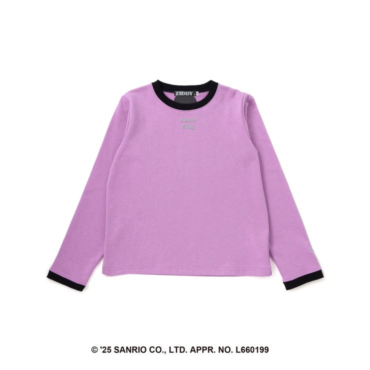 【クロミ】刺しゅう配色リンガースウェット(130~160cm) | ZIDDY | 詳細画像15 