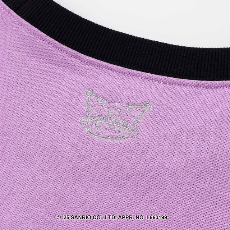 【クロミ】刺しゅう配色リンガースウェット(130~160cm) | ZIDDY | 詳細画像20 