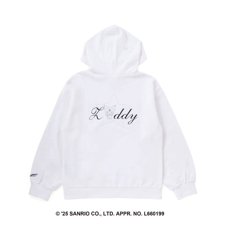 【クロミ】ロゴプリント刺しゅうフーディ(130~160cm) | ZIDDY | 詳細画像12 