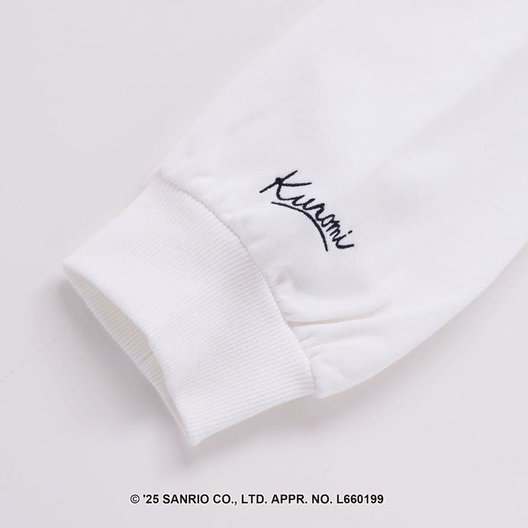 【クロミ】ロゴプリント刺しゅうフーディ(130~160cm) | ZIDDY | 詳細画像14 