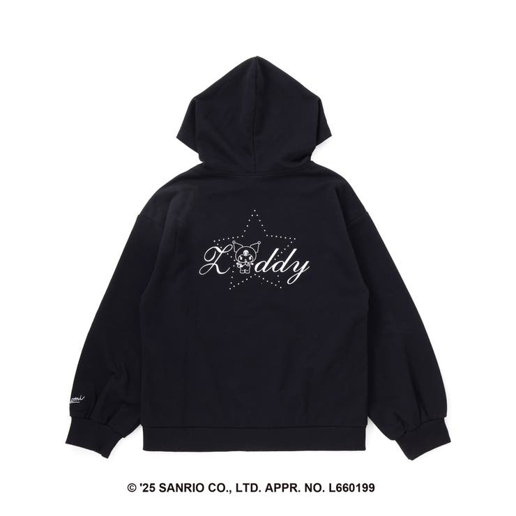 【クロミ】ロゴプリント刺しゅうフーディ(130~160cm) | ZIDDY | 詳細画像17 