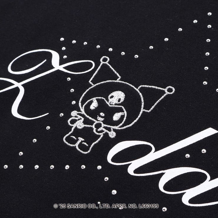 【クロミ】ロゴプリント刺しゅうフーディ(130~160cm) | ZIDDY | 詳細画像20 