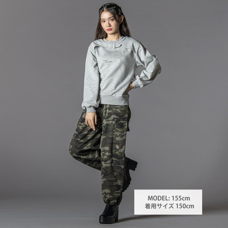 ラインストーン・トレーナー(130~160cm) | ZIDDY | 詳細画像2 