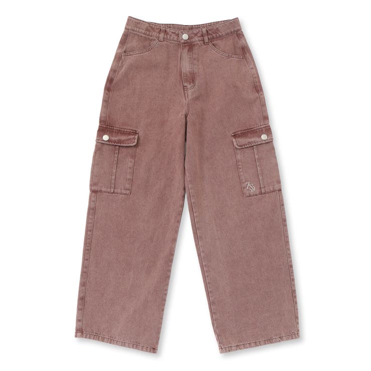 【 ニコ☆プチ 掲載 】デニムカーゴパンツ(130~160cm) | ZIDDY | 詳細画像11 