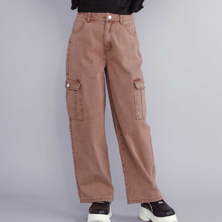 【 ニコ☆プチ 掲載 】デニムカーゴパンツ(130~160cm) | ZIDDY | 詳細画像8 