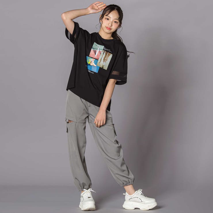 カットアウトパンツ(130~160cm) | ZIDDY | 詳細画像6