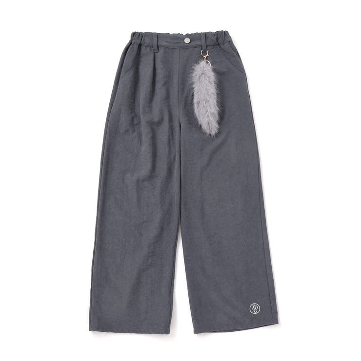 キーホルダー付きサテンライクワイドパンツ(130~160cm) | ZIDDY | 詳細画像11