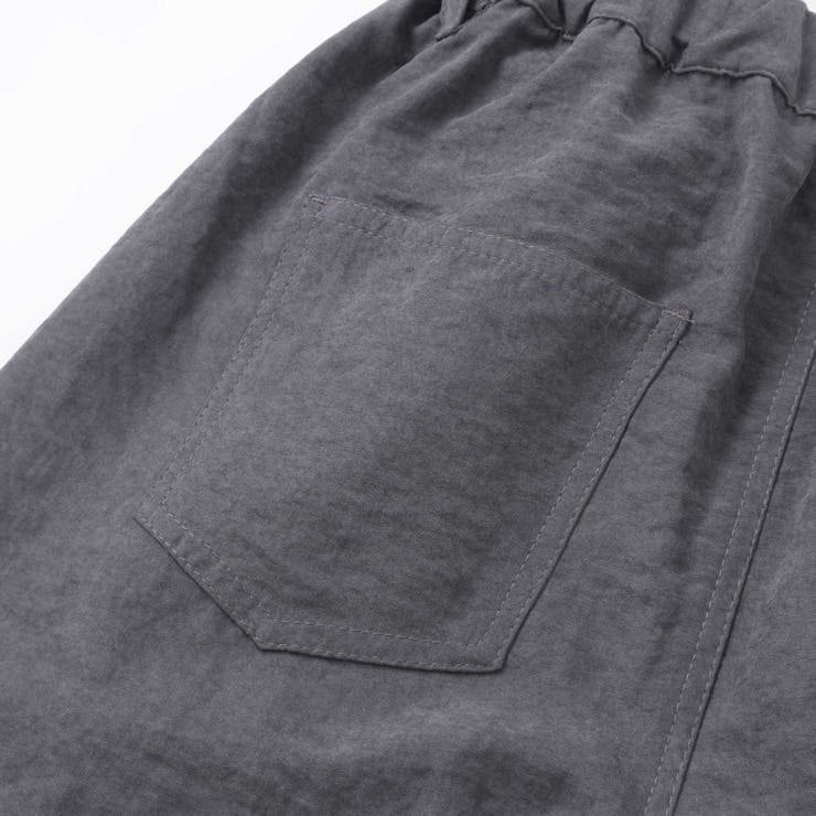 キーホルダー付きサテンライクワイドパンツ(130~160cm) | ZIDDY | 詳細画像16