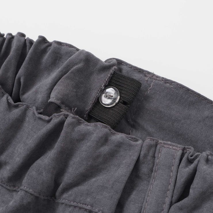 キーホルダー付きサテンライクワイドパンツ(130~160cm) | ZIDDY | 詳細画像18