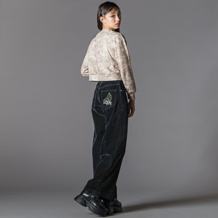 フロッキーワイドデニム(130~160cm) | ZIDDY | 詳細画像3 