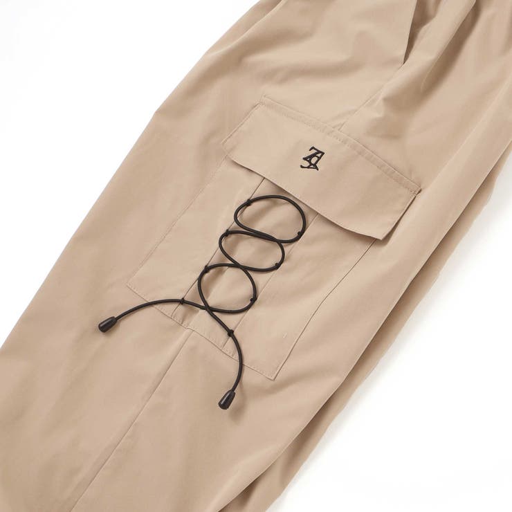 レースアップナイロンカーゴパンツ(130~160cm) | ZIDDY | 詳細画像15 