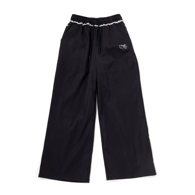 チラレースウエストワイドパンツ(130~160cm) | ZIDDY | 詳細画像7 