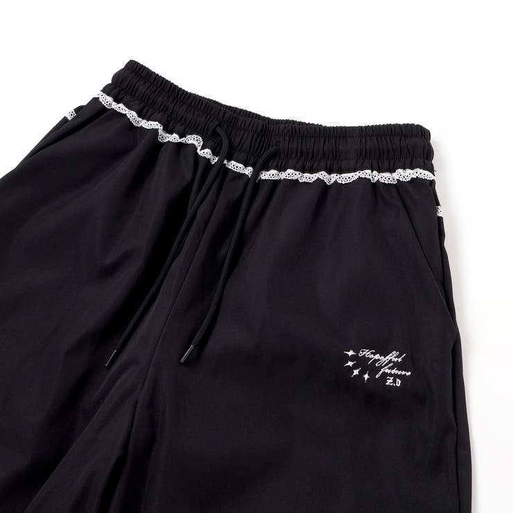 チラレースウエストワイドパンツ(130~160cm) | ZIDDY | 詳細画像9 