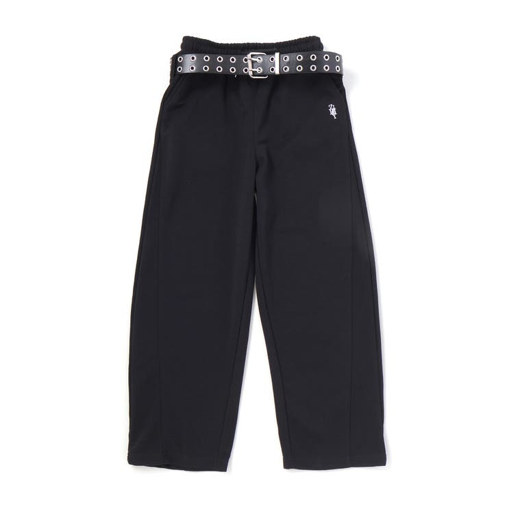 レースアップ・カーブパンツ（ベルト付き）(130~160cm) | ZIDDY | 詳細画像9 