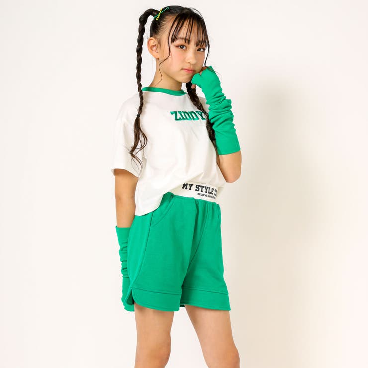 【 ニコ☆プチ 掲載 】ロゴゴムカットパンツ(130~160cm) | ZIDDY | 詳細画像6 