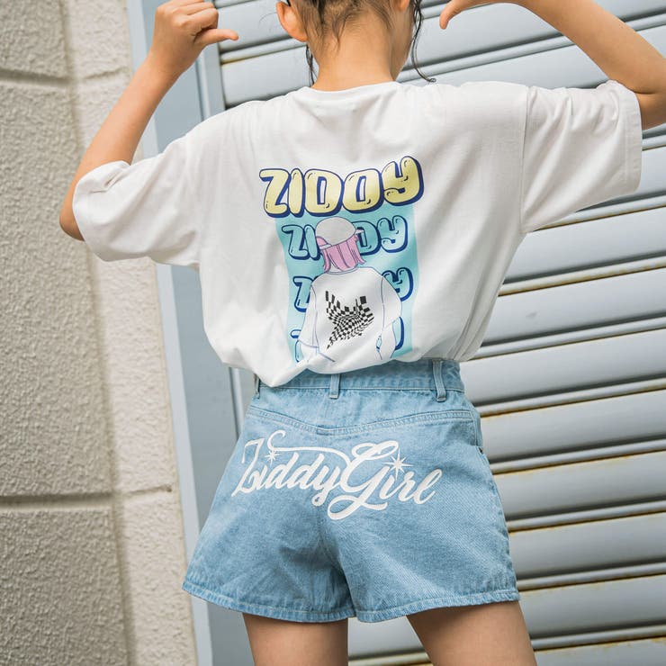 バックプリントラバーショートパンツ | ZIDDY | 詳細画像5 