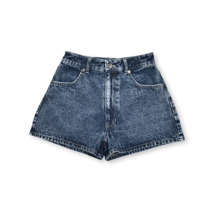 ネイビー | バックプリントラバーショートパンツ | ZIDDY