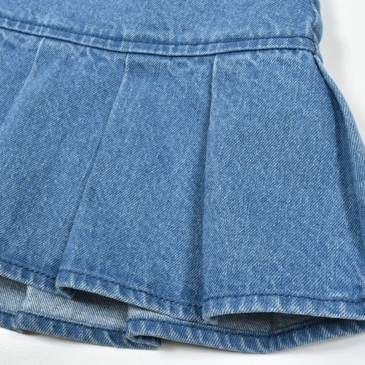 裾切り替えプリーツデニムスカパン(130~160cm) | ZIDDY | 詳細画像21 