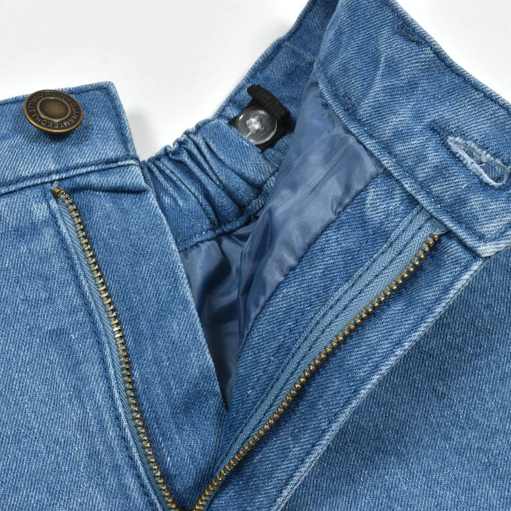 裾切り替えプリーツデニムスカパン(130~160cm) | ZIDDY | 詳細画像25 