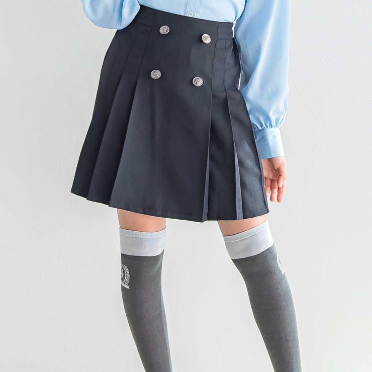 ブラック | サイドプリーツスカパン(130~160cm) | ZIDDY