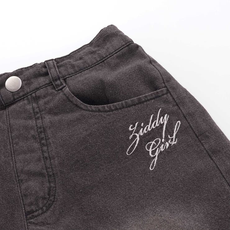 【 ニコ☆プチ 掲載 】オーバーダイショートデニムパンツ(130~160cm) | ZIDDY | 詳細画像11 