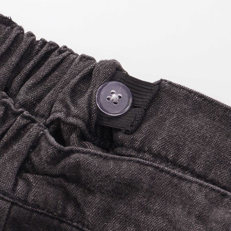 【 ニコ☆プチ 掲載 】オーバーダイショートデニムパンツ(130~160cm) | ZIDDY | 詳細画像14 