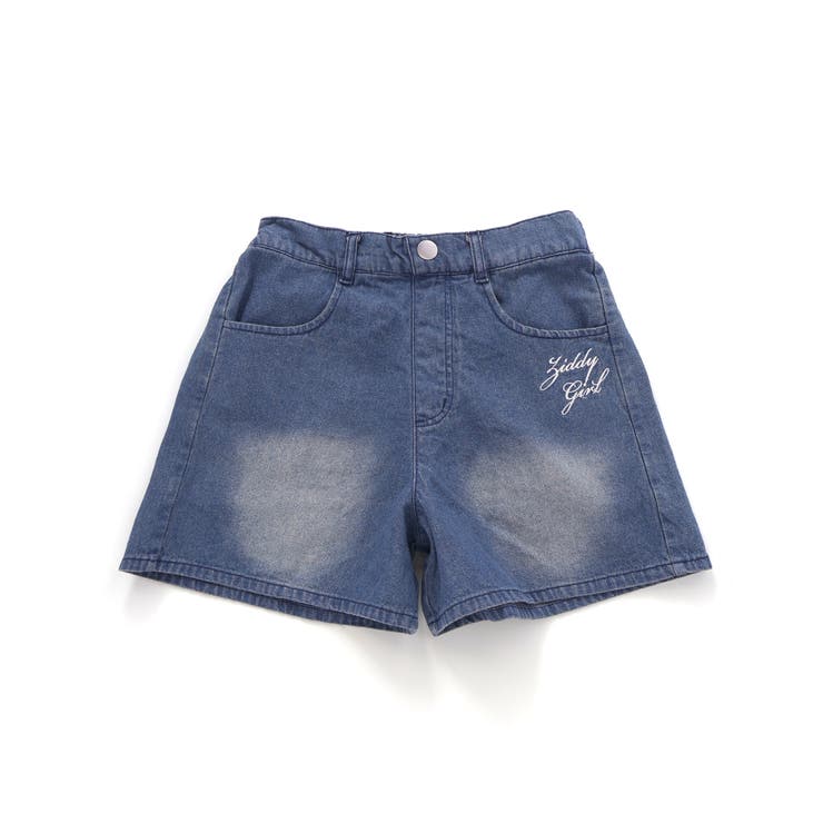 【 ニコ☆プチ 掲載 】オーバーダイショートデニムパンツ(130~160cm) | ZIDDY | 詳細画像16 