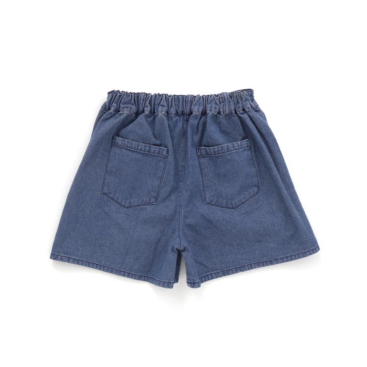 【 ニコ☆プチ 掲載 】オーバーダイショートデニムパンツ(130~160cm) | ZIDDY | 詳細画像17 