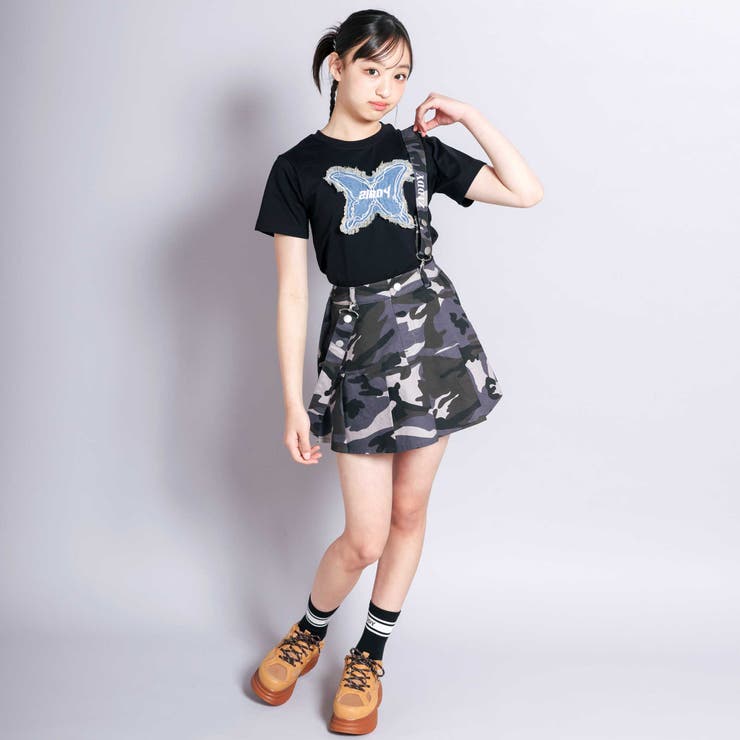 MAD GirL サスペンダーショートパンツ サスペンダー付キショートパンツ BR18WN11-L042[品番