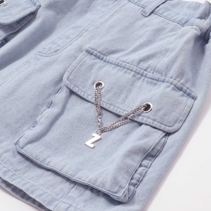 チェーン付きショートボトム(130~160cm) | ZIDDY | 詳細画像11 