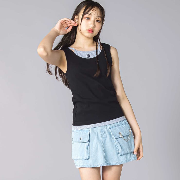 チェーン付きショートボトム(130~160cm) | ZIDDY | 詳細画像4 