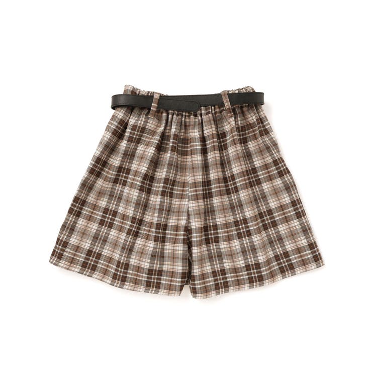 合皮ベルト付きチェックスカパン(130~160cm) | ZIDDY | 詳細画像12 