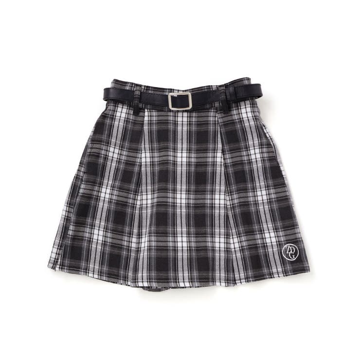 合皮ベルト付きチェックスカパン(130~160cm) | ZIDDY | 詳細画像13 