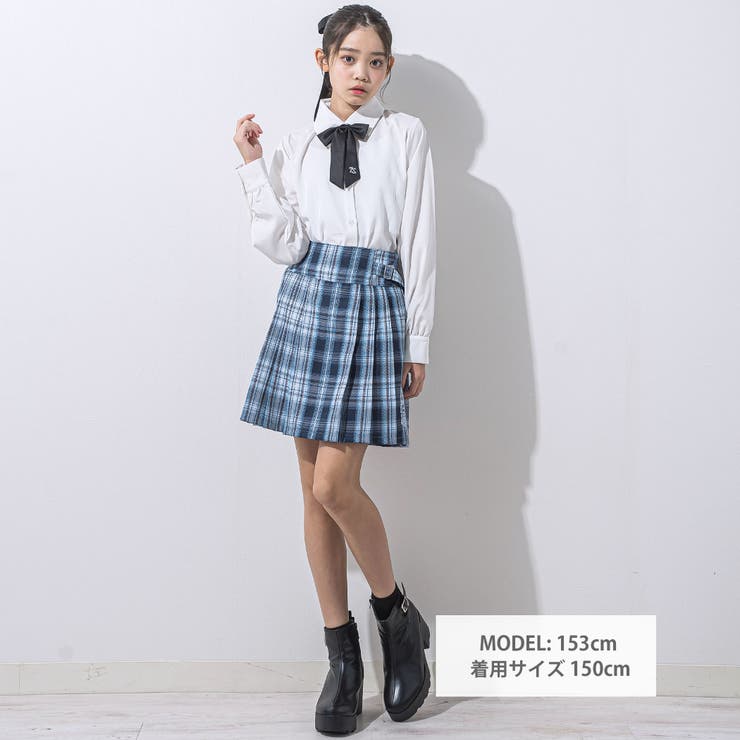 【 ニコ☆プチ 掲載 】チェックスカパン(130~160cm) | ZIDDY | 詳細画像3 