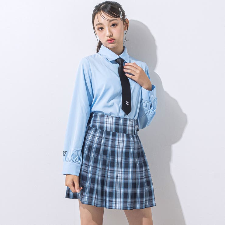 【 ニコ☆プチ 掲載 】チェックスカパン(130~160cm) | ZIDDY | 詳細画像6 