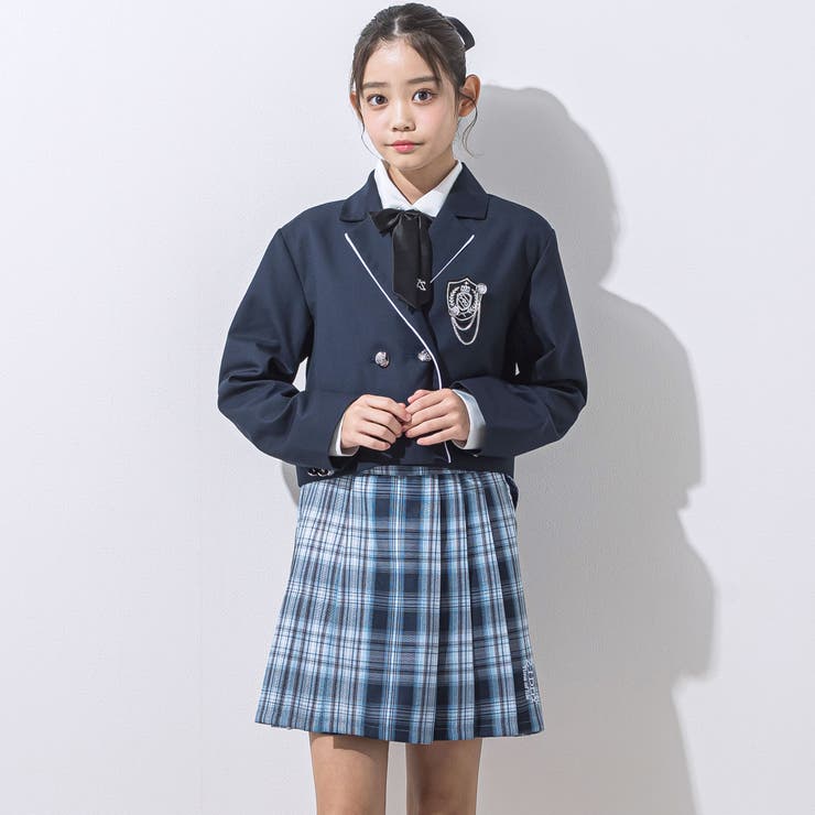 【 ニコ☆プチ 掲載 】チェックスカパン(130~160cm) | ZIDDY | 詳細画像9 