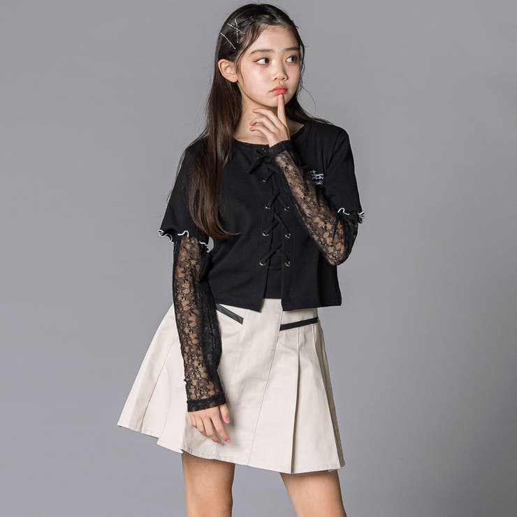 レザーポケット プリーツスカパン(130~160cm) | ZIDDY | 詳細画像6 