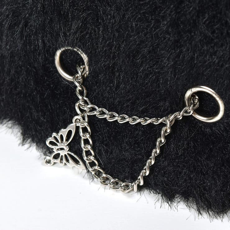 【 ニコ☆プチ 掲載 】蝶チャーム付きバケットハット | ZIDDY | 詳細画像13 