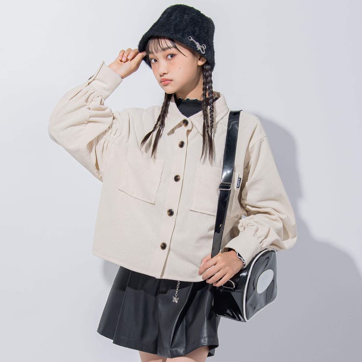 【 ニコ☆プチ 掲載 】蝶チャーム付きバケットハット | ZIDDY | 詳細画像4 