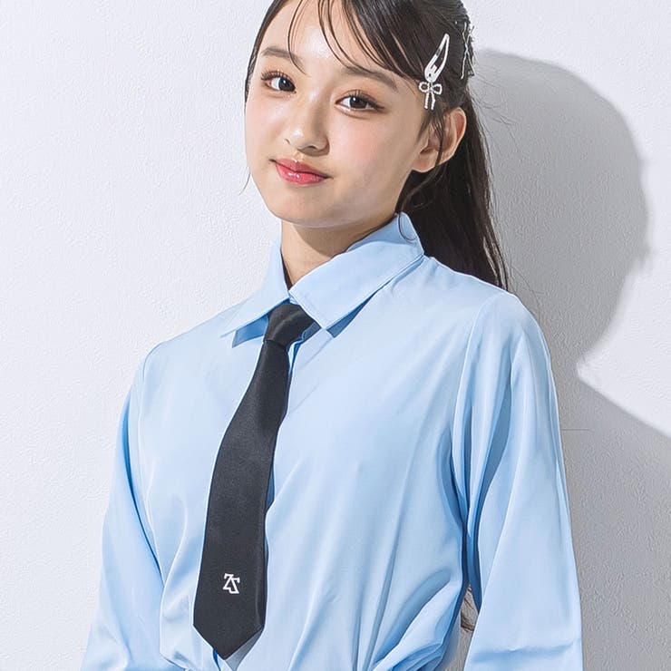 【 ニコ☆プチ 掲載 】ロゴ入りネクタイ | ZIDDY | 詳細画像2 