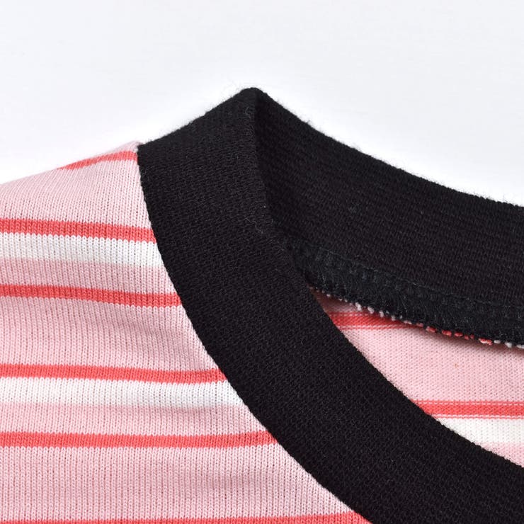 ロゴ刺繍ボーダーTシャツ(130~160cm) | ZIDDY | 詳細画像14 