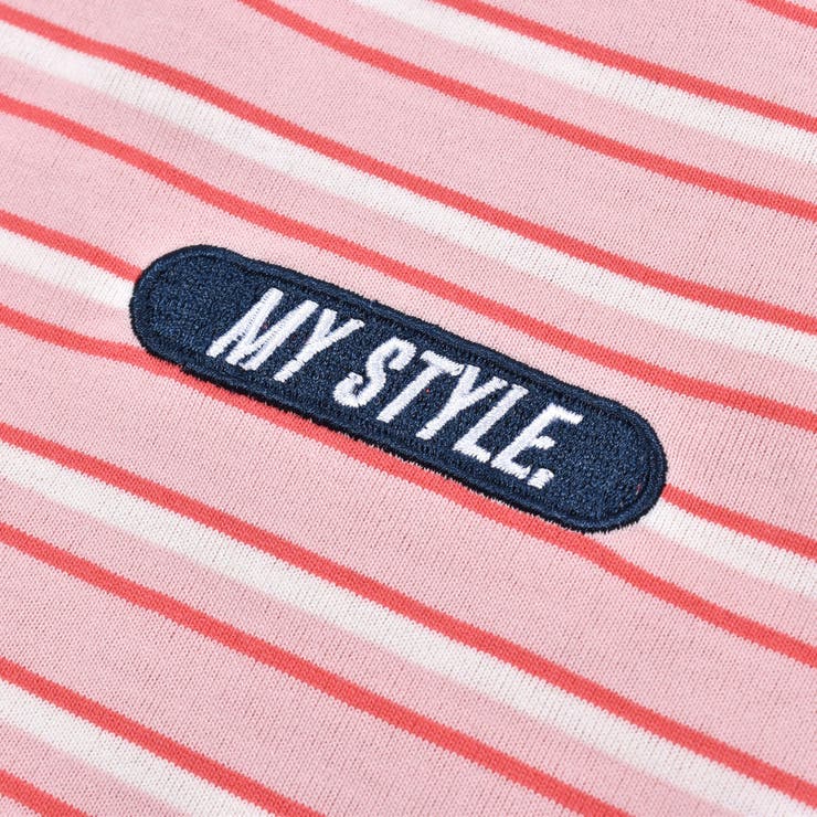 ロゴ刺繍ボーダーTシャツ(130~160cm) | ZIDDY | 詳細画像15 