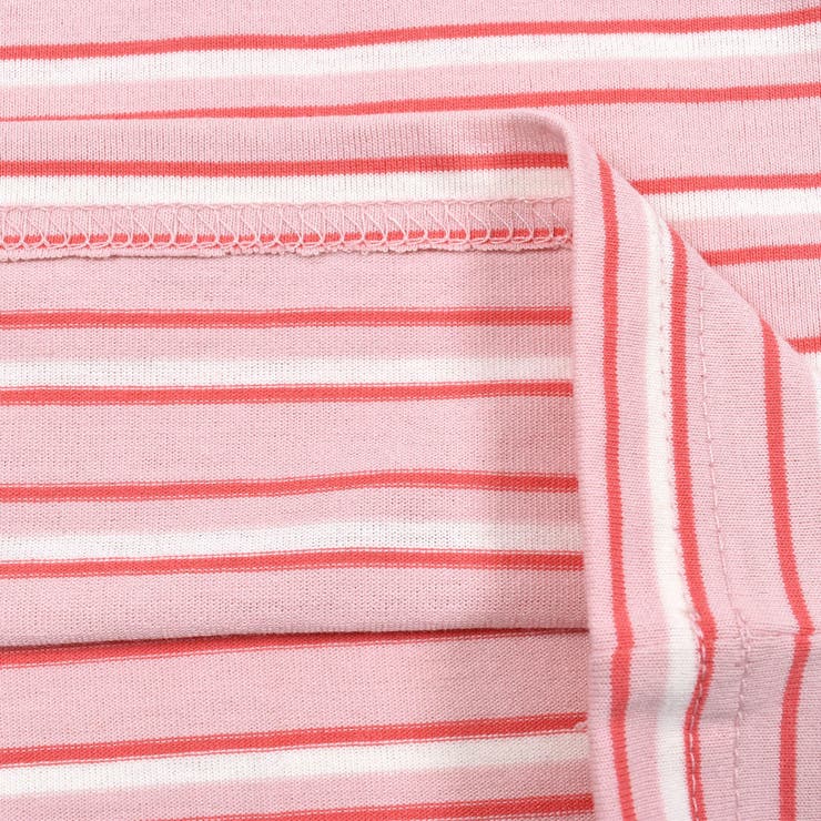 ロゴ刺繍ボーダーTシャツ(130~160cm) | ZIDDY | 詳細画像17 