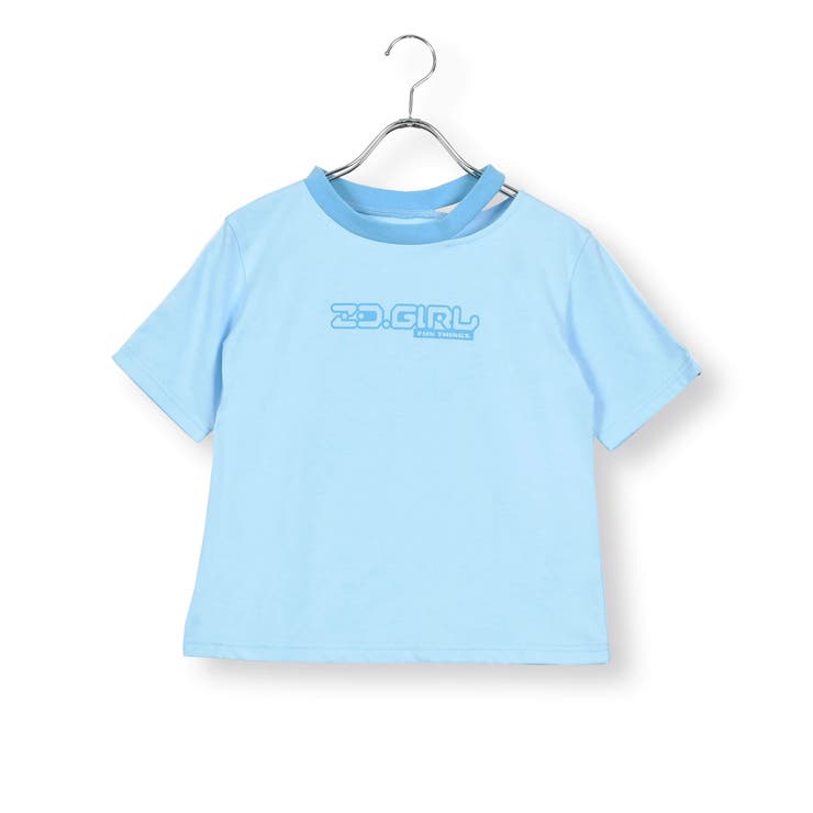 ネックカット推しカラーTシャツ(130~160cm)[品番：BEBK0002241