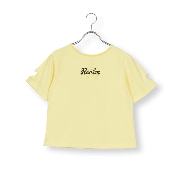 推しカラー袖ハート穴あきTシャツ(130~160cm)[品番：BEBK0002242 