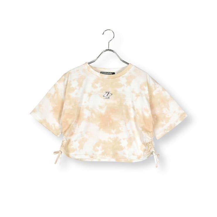 イエロー | メタルプリントドロストタイダイTシャツ(130~160cm) | ZIDDY