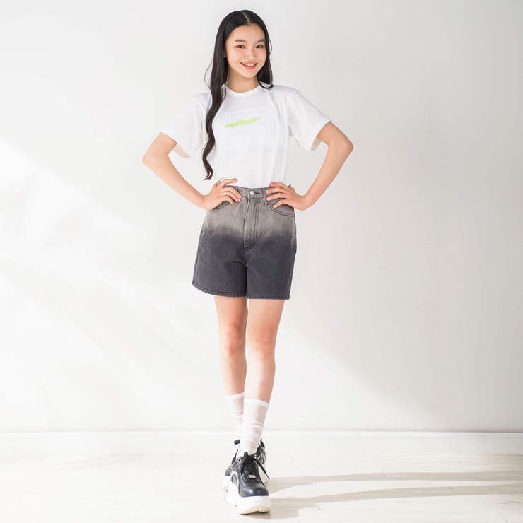 ロゴエンボスTシャツ(130~160cm) | ZIDDY | 詳細画像5 