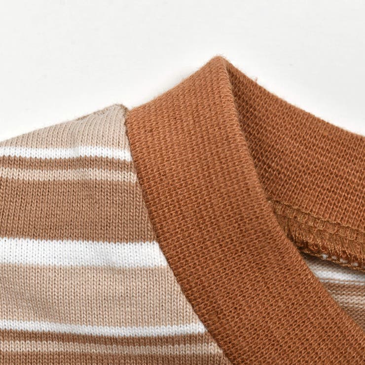 【 ニコ☆プチ 掲載 】マルチボーダーTシャツ(130~160cm) | ZIDDY | 詳細画像16 