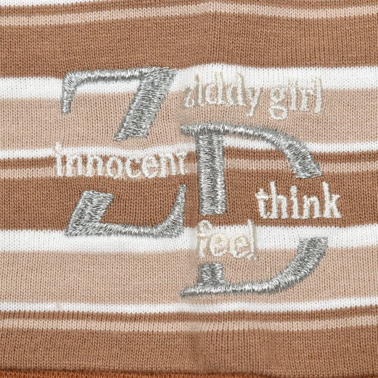 【 ニコ☆プチ 掲載 】マルチボーダーTシャツ(130~160cm) | ZIDDY | 詳細画像20 