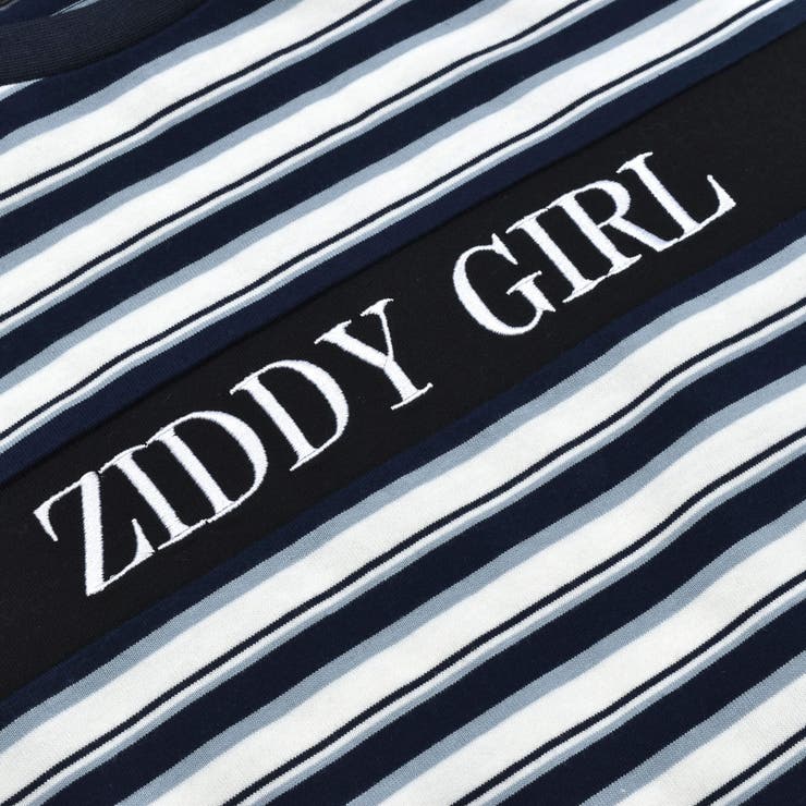 【 ニコ☆プチ 掲載 】マルチボーダーTシャツ(130~160cm) | ZIDDY | 詳細画像9 